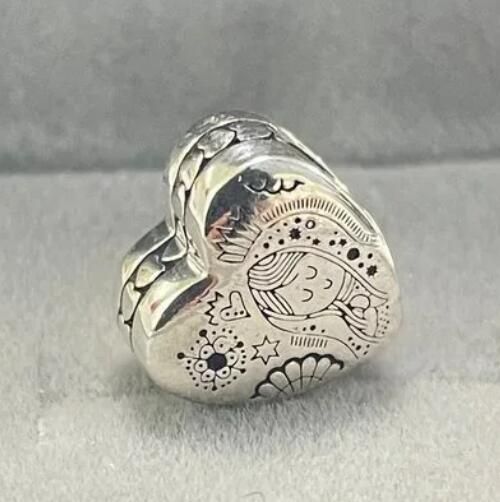 AAA GRADE S925 ALE Sterling Silver Heart Theme Charms
