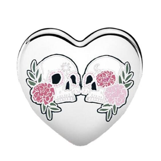 AAA GRADE S925 ALE Sterling Silver Heart Theme Charms