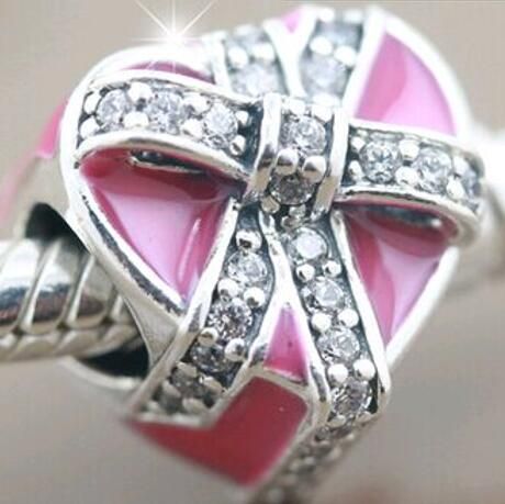 AAA GRADE S925 ALE Sterling Silver Heart Theme Charms