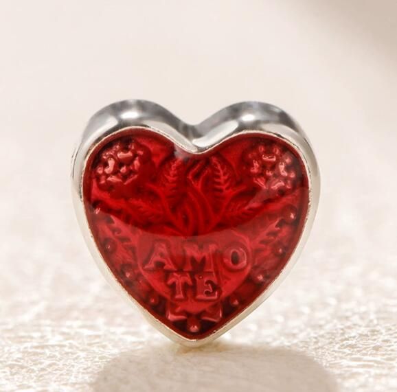 AAA GRADE S925 ALE Sterling Silver Heart Theme Charms