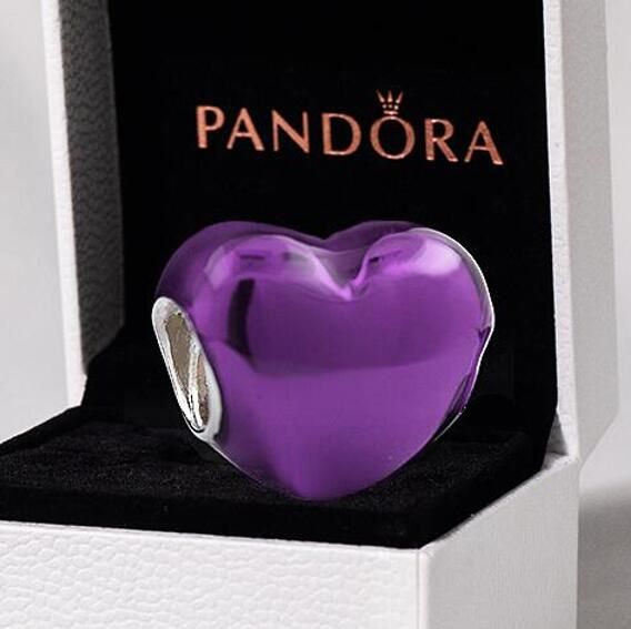 AAA GRADE S925 ALE Sterling Silver Heart Theme Charms