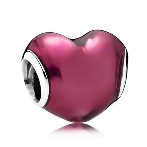 AAA GRADE S925 ALE Sterling Silver Heart Theme Charms