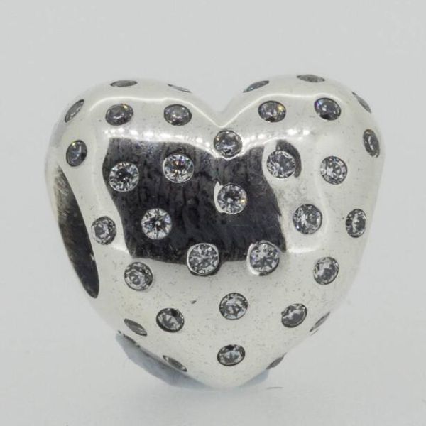 AAA GRADE S925 ALE Sterling Silver Heart Theme Charms