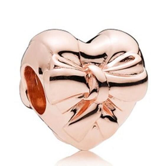 Rose Goldplated AAA GRADE ALE R  Heart Theme Charms