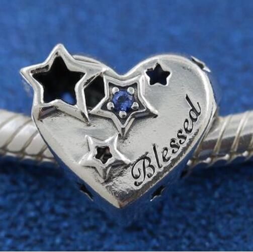AAA GRADE S925 ALE Sterling Silver Heart Theme Charms