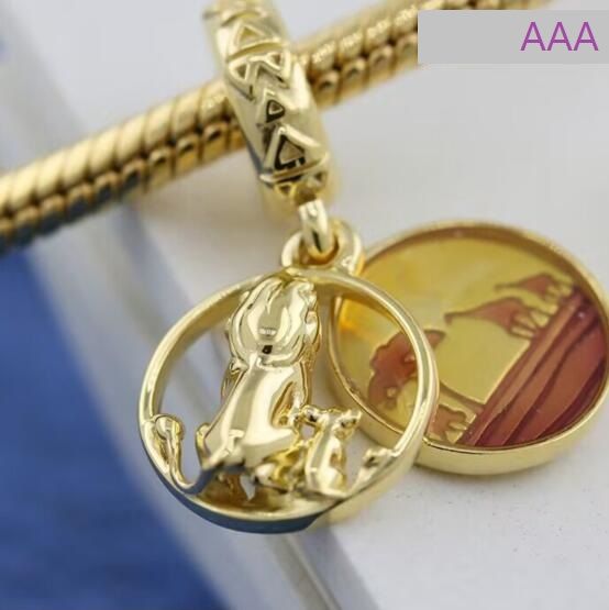 18K Goldplated Shine AAA GRADE S925 ALE Sterling Silver Pendants