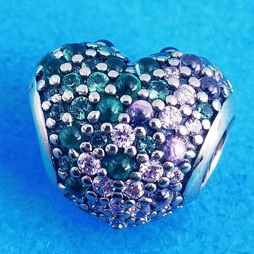 AAA GRADE S925 ALE Sterling Silver 5A CZ Pave Charms