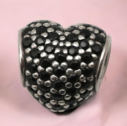 AAA GRADE S925 ALE Sterling Silver 5A CZ Pave Charms