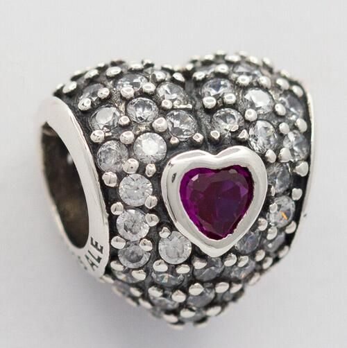 AAA GRADE S925 ALE Sterling Silver 5A CZ Pave Charms