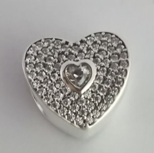 AAA GRADE S925 ALE Sterling Silver 5A CZ Pave Charms