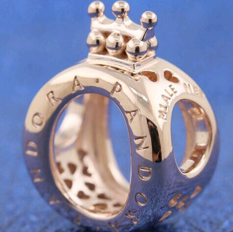 Rose Goldplated AAA GRADE ALE R Legal Crown O Charms 