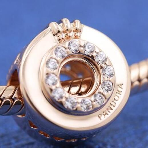 Rose Goldplated AAA GRADE ALE R Charms
