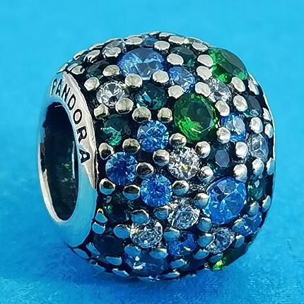 AAA GRADE S925 ALE Sterling Silver 5A CZ Pave Charms