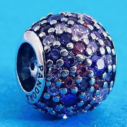 AAA GRADE S925 ALE Sterling Silver 5A CZ Pave Charms