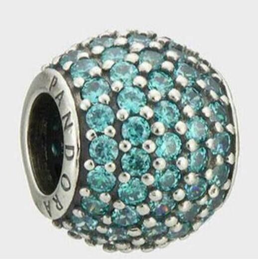 AAA GRADE S925 ALE Sterling Silver 5A CZ Pave Charms