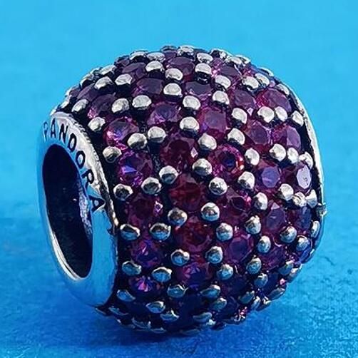 AAA GRADE S925 ALE Sterling Silver 5A CZ Pave Charms