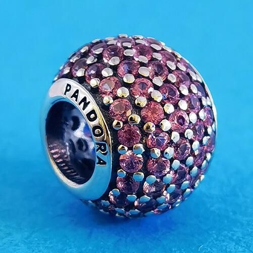 AAA GRADE S925 ALE Sterling Silver 5A CZ Pave Charms