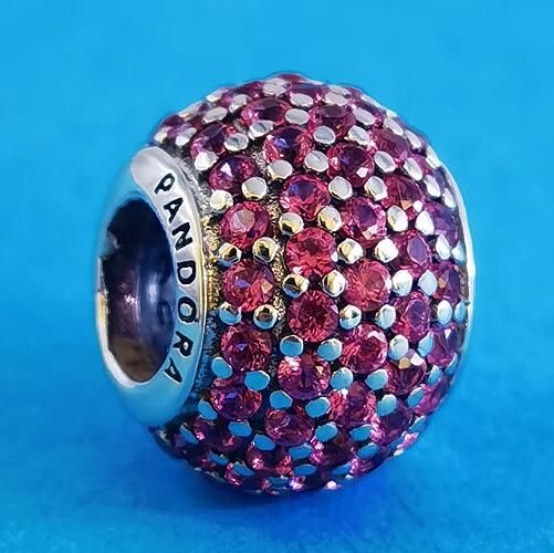 AAA GRADE S925 ALE Sterling Silver 5A CZ Pave Charms