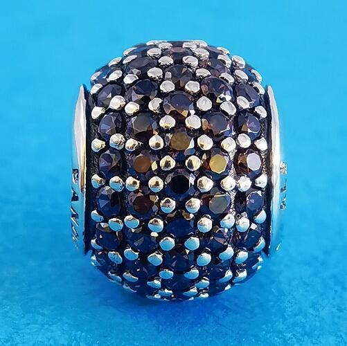AAA GRADE S925 ALE Sterling Silver 5A CZ Pave Charms