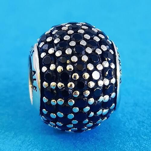 AAA GRADE S925 ALE Sterling Silver 5A CZ Pave Charms