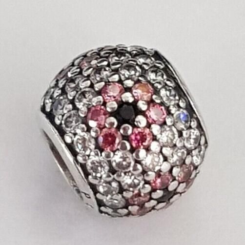 AAA GRADE S925 ALE Sterling Silver 5A CZ Pave Charms
