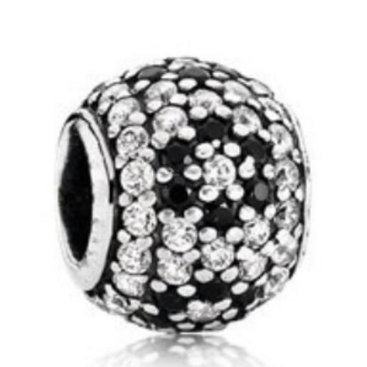 AAA GRADE S925 ALE Sterling Silver 5A CZ Pave Charms