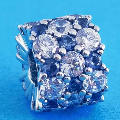 AAA GRADE S925 ALE Sterling Silver 5A CZ Pave Charms