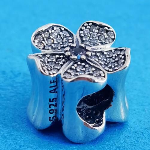 AAA GRADE S925 ALE Sterling Silver 5A CZ Pave Charms
