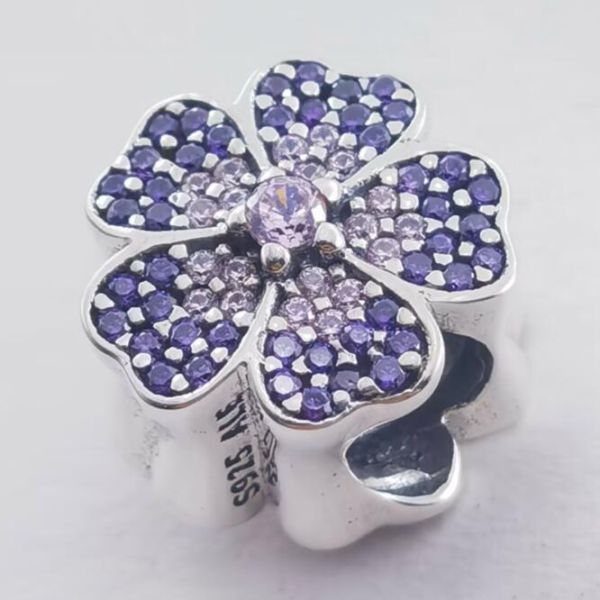 AAA GRADE S925 ALE Sterling Silver 5A CZ Pave Charms