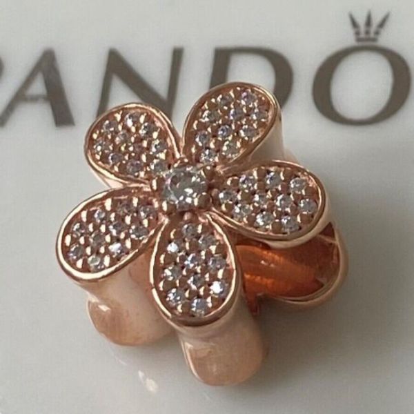 Rose Goldplated AAA GRADE ALE R 5A CZ Pave Charms