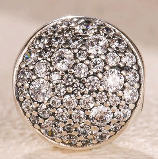 AAA GRADE S925 ALE Sterling Silver 5A CZ Pave Charms