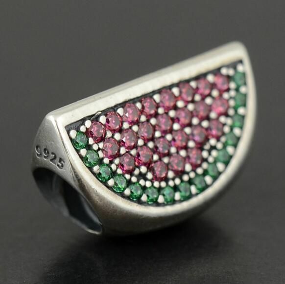 AAA GRADE S925 ALE Sterling Silver 5A CZ Pave Charms