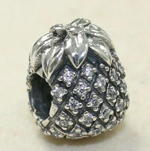 AAA GRADE S925 ALE Sterling Silver 5A CZ Pave Charms