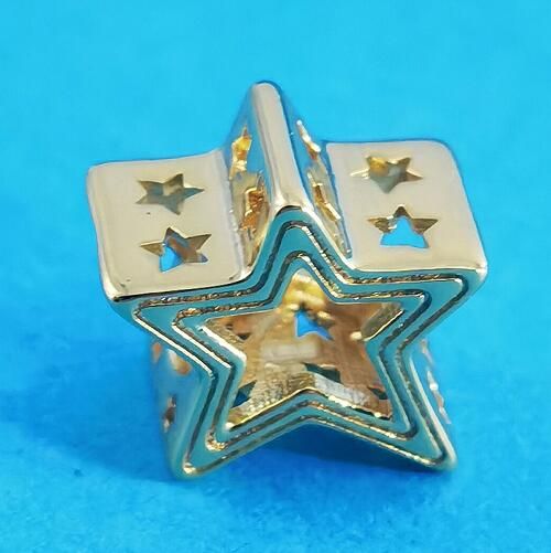 18K Goldplated AAA GRADE S925 ALE Sterling Silver Charm