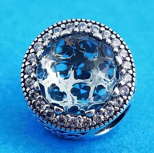 AAA GRADE S925 ALE Sparkling 5A CZ Pave Charm