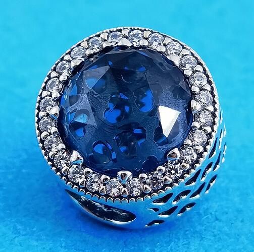 AAA GRADE S925 ALE Sparkling 5A CZ Pave Charm