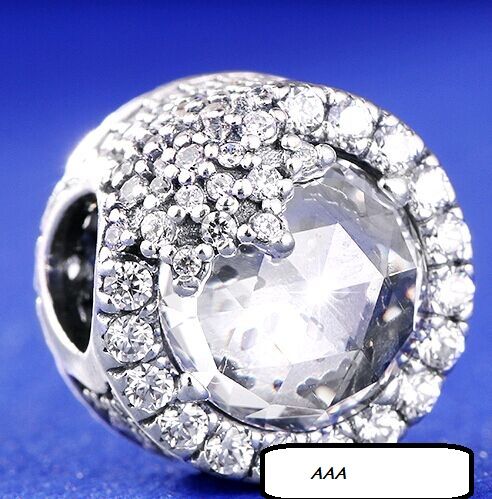 AAA GRADE S925 ALE Sparkling 5A CZ Pave Charm