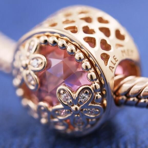 Rose Goldplated AAA GRADE ALE R Charms 