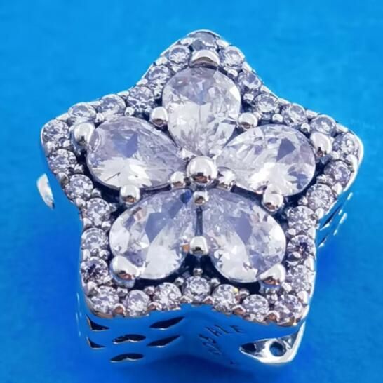 AAA GRADE S925 ALE Sparkling 5A CZ Pave Charm