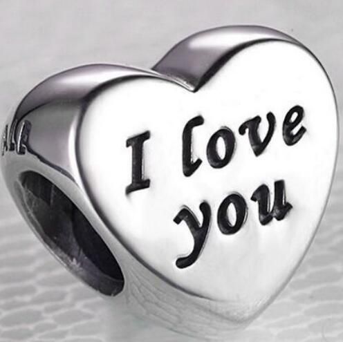 AAA GRADE S925 ALE Sterling Silver Heart Theme Charms