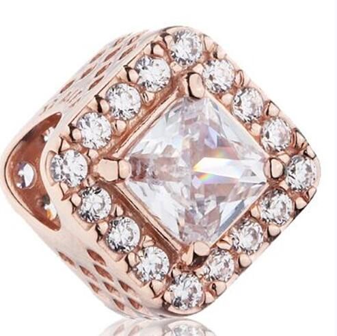 Rose Goldplated AAA GRADE ALE R Charms 
