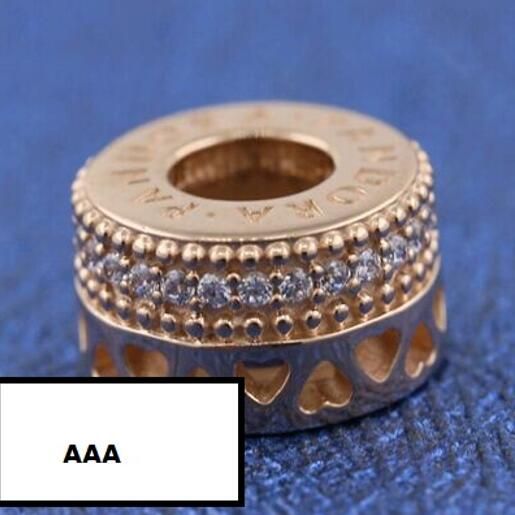 AAA GRADE Rose Gold Plated Spacer Charms