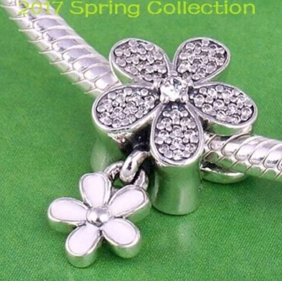 AAA GRADE S925 ALE Sterling Silver 5A CZ Pave Charms