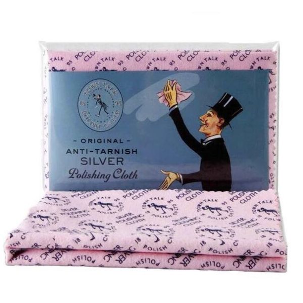 30*45CM NEW AUTH Original 100% from UK Town Talk Polishing Silver Cloth
