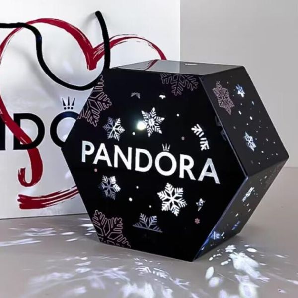 AUTH Original Jewelry GIFT Box Glow For Merry Christmas Gift