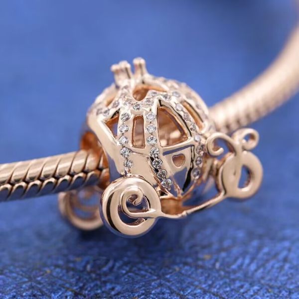 Rose Goldplated AAA GRADE ALE MET Sterling Silver Charms