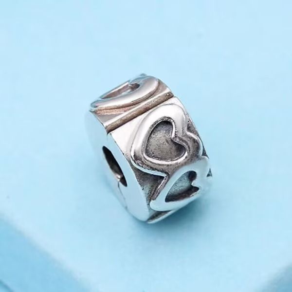 AAA GRADE S925 ALE Sterling Silver Charm Clips