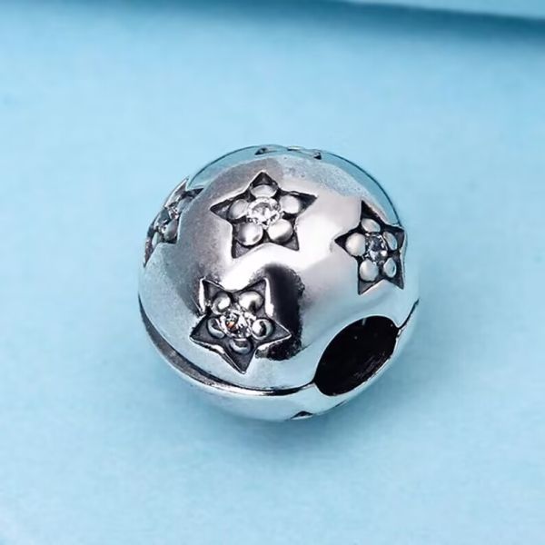 AAA GRADE S925 ALE Sterling Silver Charm Clips