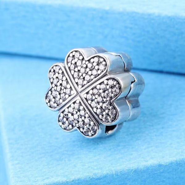 AAA GRADE S925 ALE Sterling Silver Charm Clips