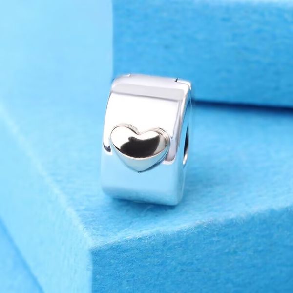 AAA GRADE 18K Gold Plated Charm Clips